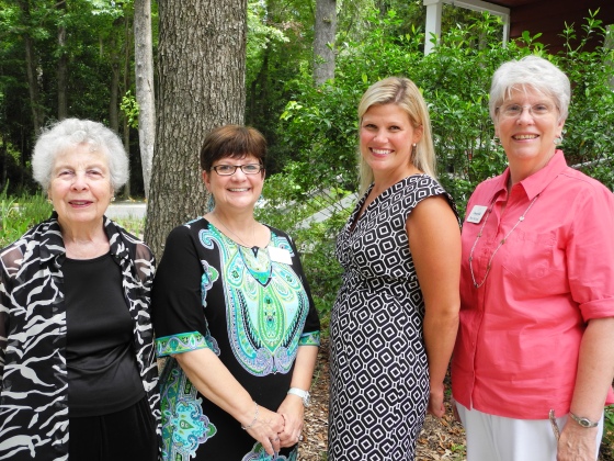 From left to right: Peggy Reider, Pattie Jack, Amanda Franklin, and Betsy McAmis.