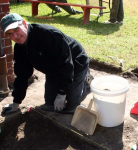 Stan Younce, archaeology volunteer